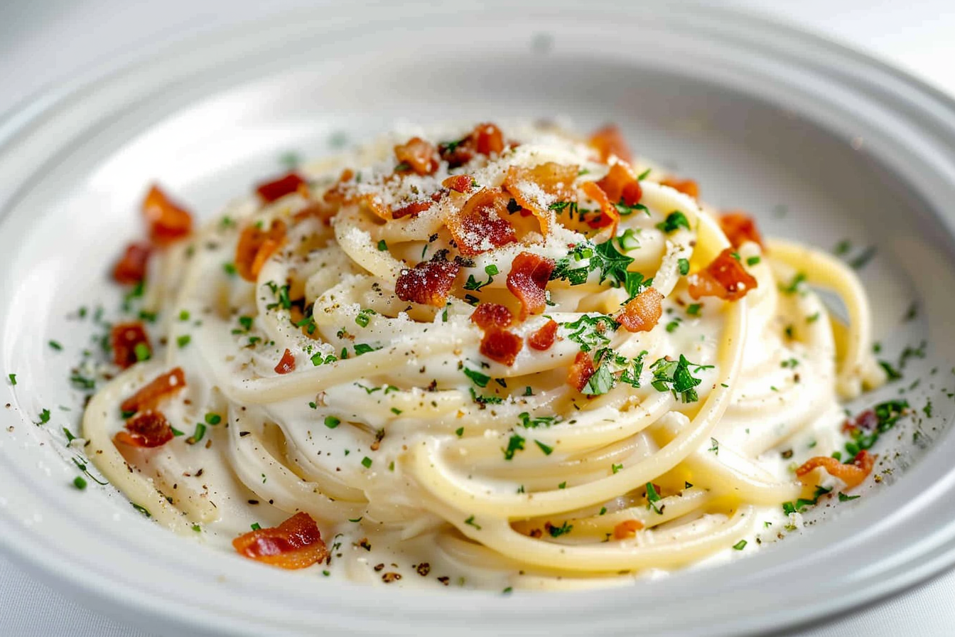 Pasta carbonara receta italiana original